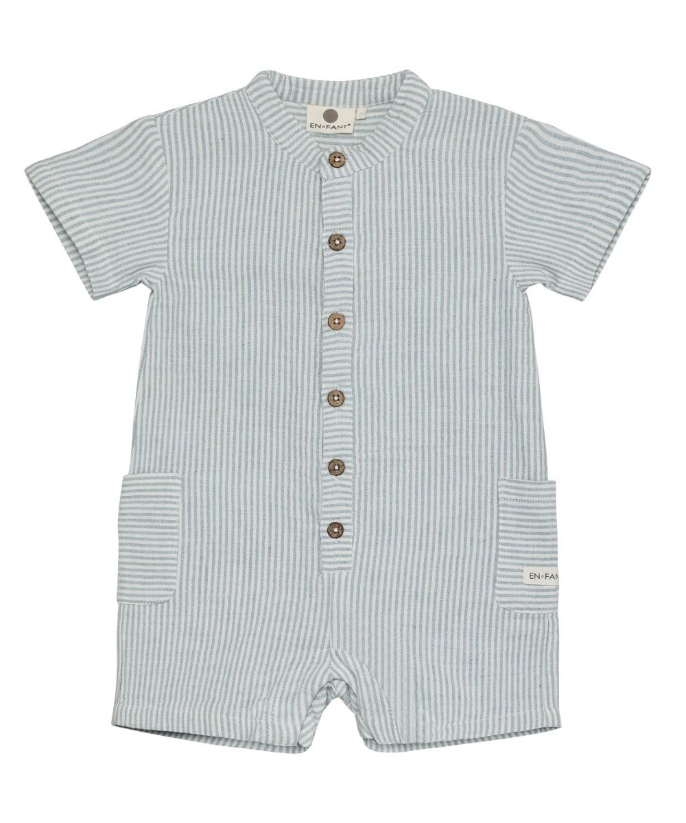 Rampers muślinowy w paski