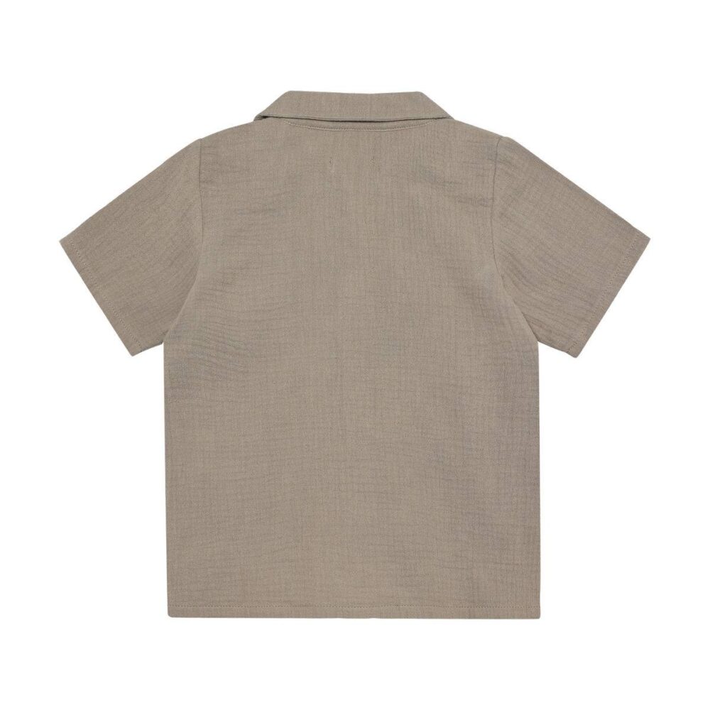 Koszula muślinowa z krótkim rękawem– OEKO-TEX I SS26