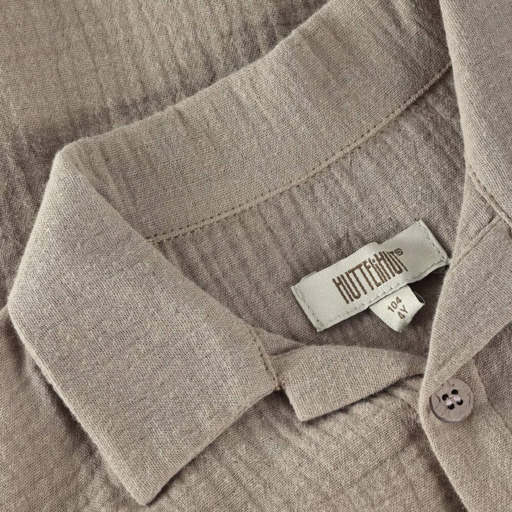 Koszula muślinowa z krótkim rękawem– OEKO-TEX I SS26