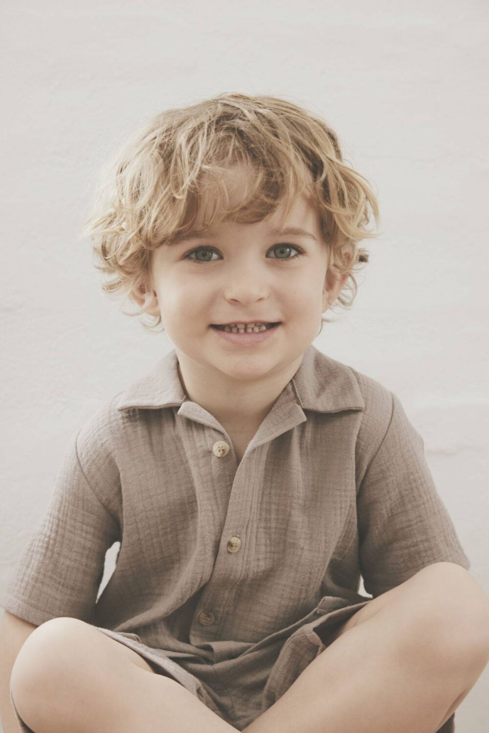 Koszula muślinowa z krótkim rękawem– OEKO-TEX I SS26