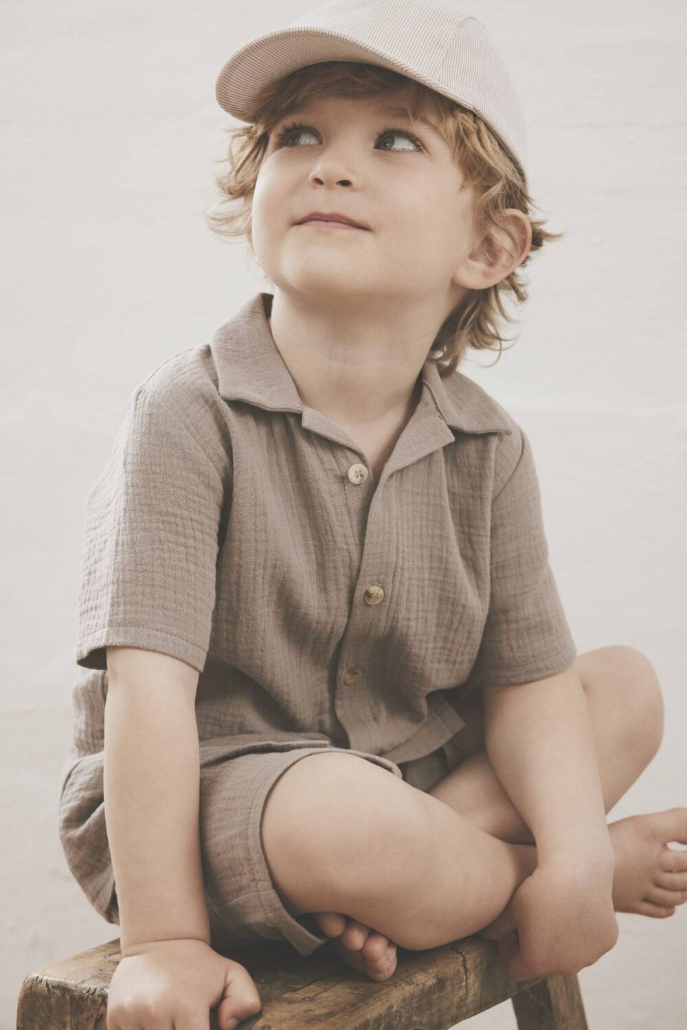 Koszula muślinowa z krótkim rękawem– OEKO-TEX I SS26