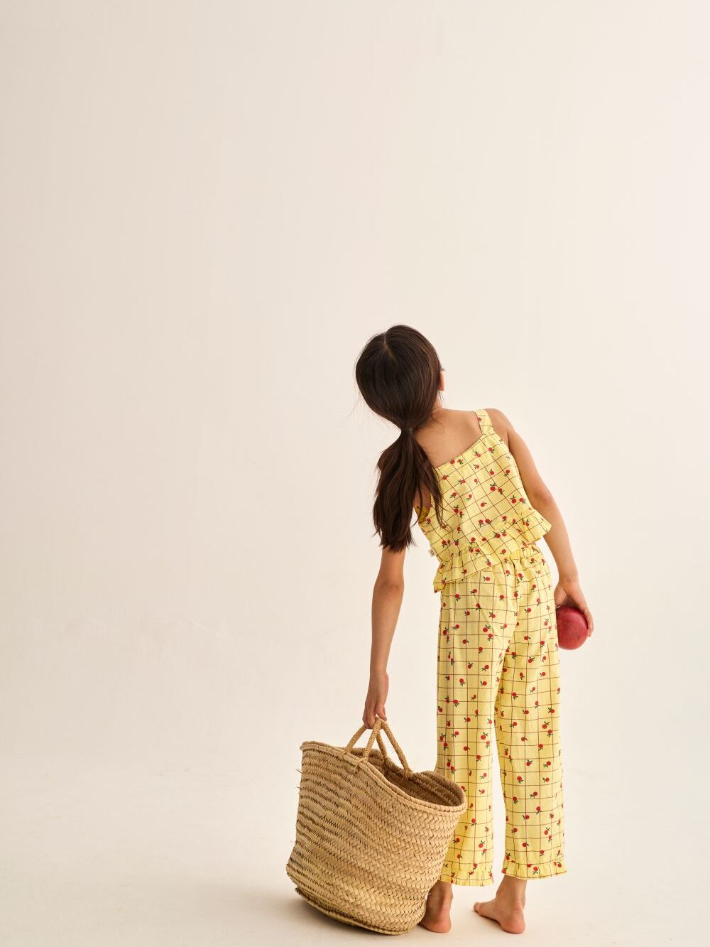 Top dziewczęcy z bawełny popelinowej - żółty I Cozmo SS26