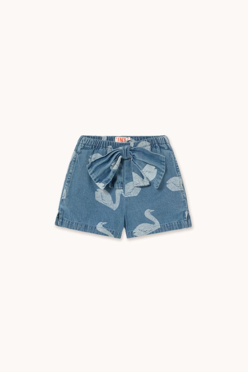 bynela-tinycottons-Big-Swans-Shorts-medium-wash-denim-1 Szorty dziecięce jeansowe Tinycottons | Giverny SS26