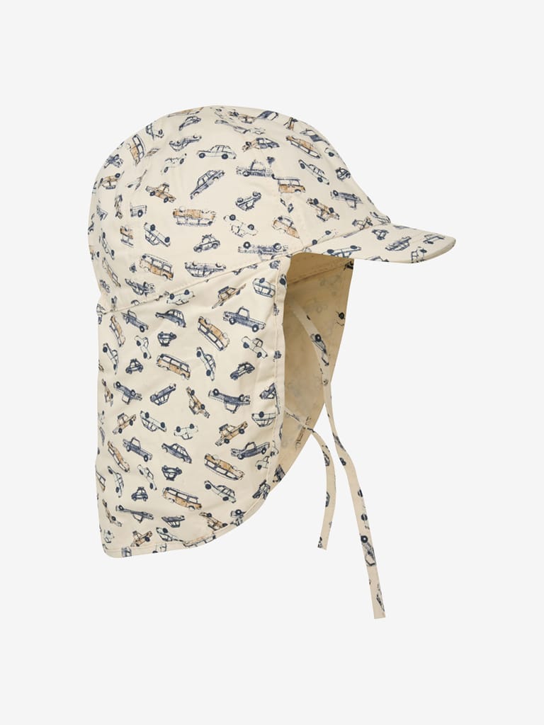 www.bynela.pl:sklep:czapka-letnia-z-daszkiem-i-oslona-karku-en-fant-bawelniana-wzor-samochody:.jpg Czapka letnia z daszkiem i osłoną karku – bawełniana, wzór samochody