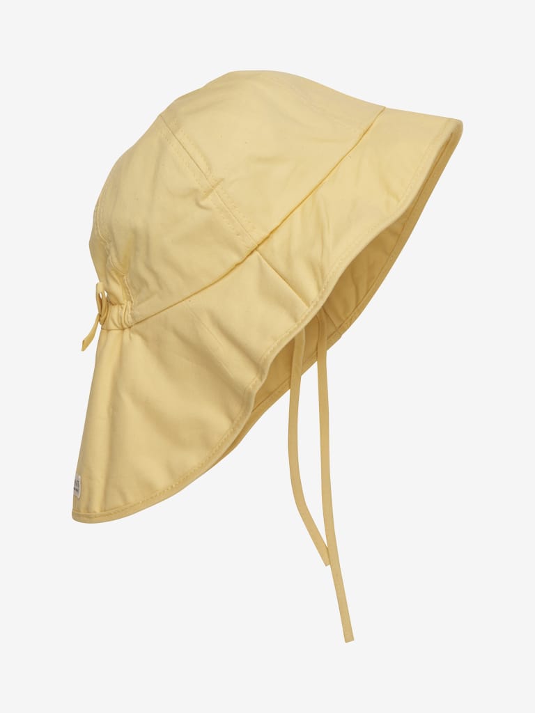 Kapelusz letni z wiązaniem – żółty
