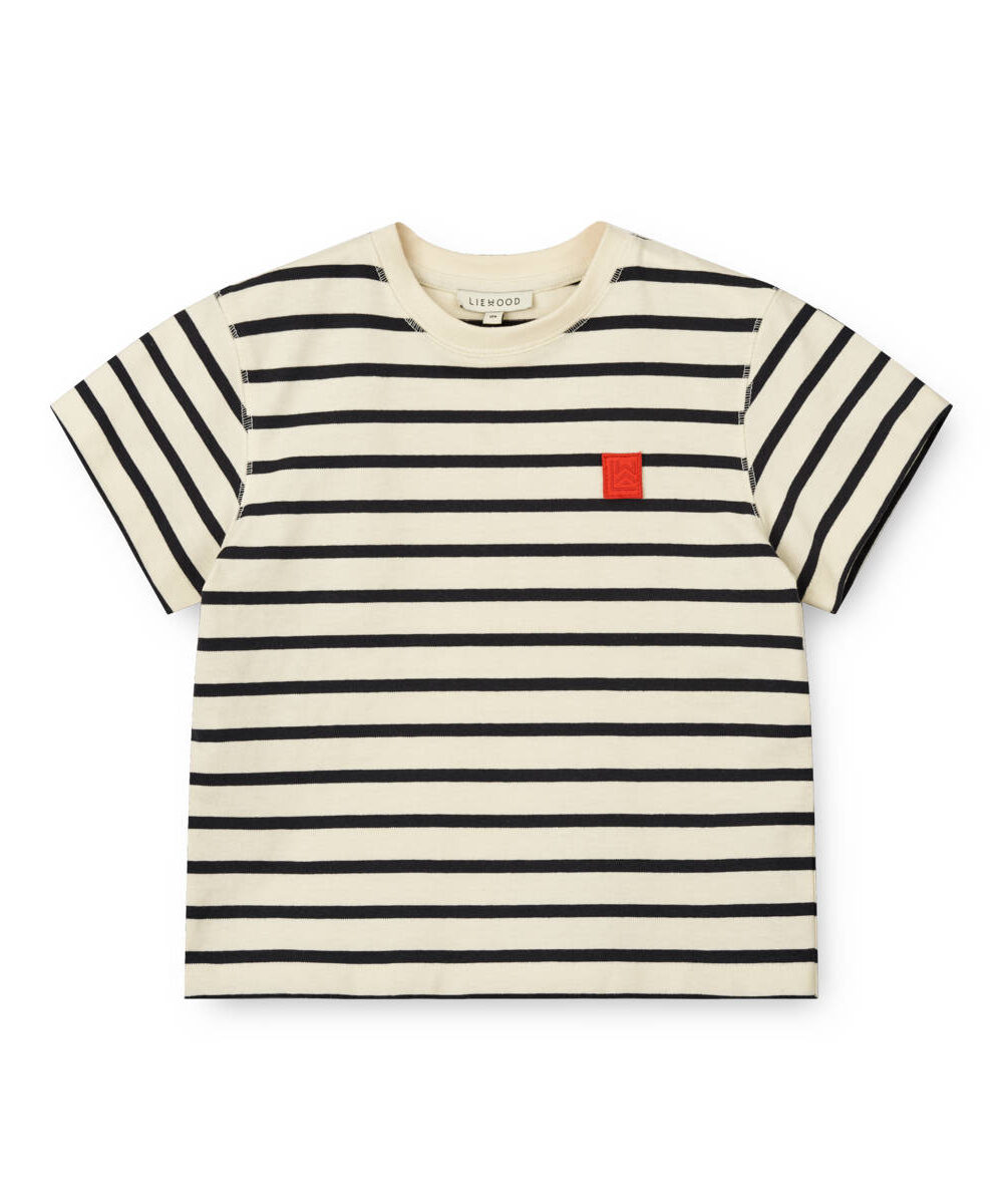 koszulka dziecięca bawełna organiczna paski Liewood
