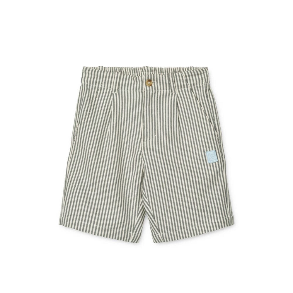 szorty dziecięce w paski bawełna organiczna GOTS Liewood