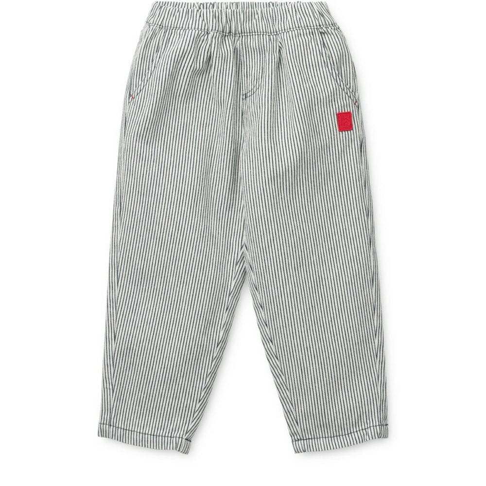 spodnie dziecięce denim w paski Liewood