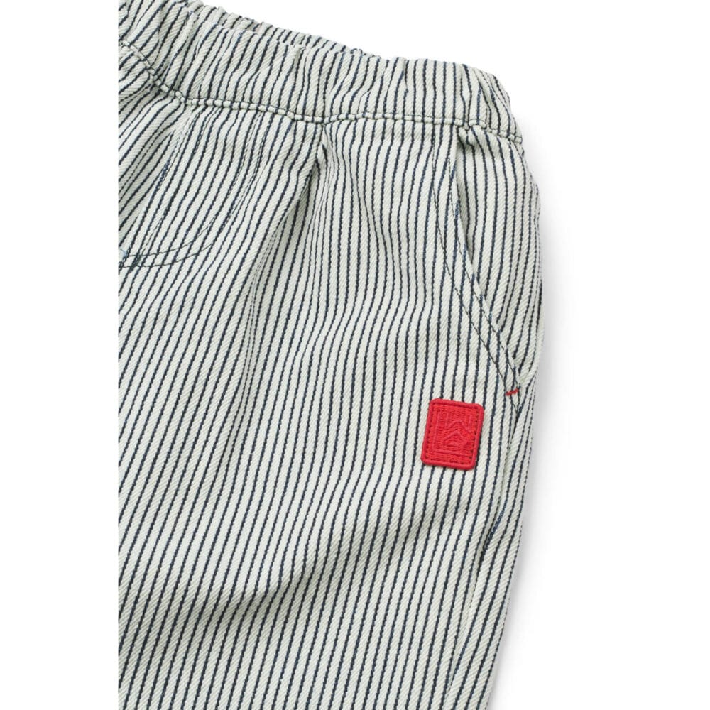 Spodnie dziecięce denim w paski Liewood