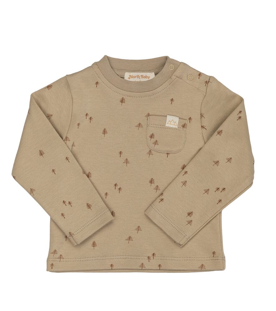 Bluzka niemowlęca z bawełny organicznej | Leśne formy