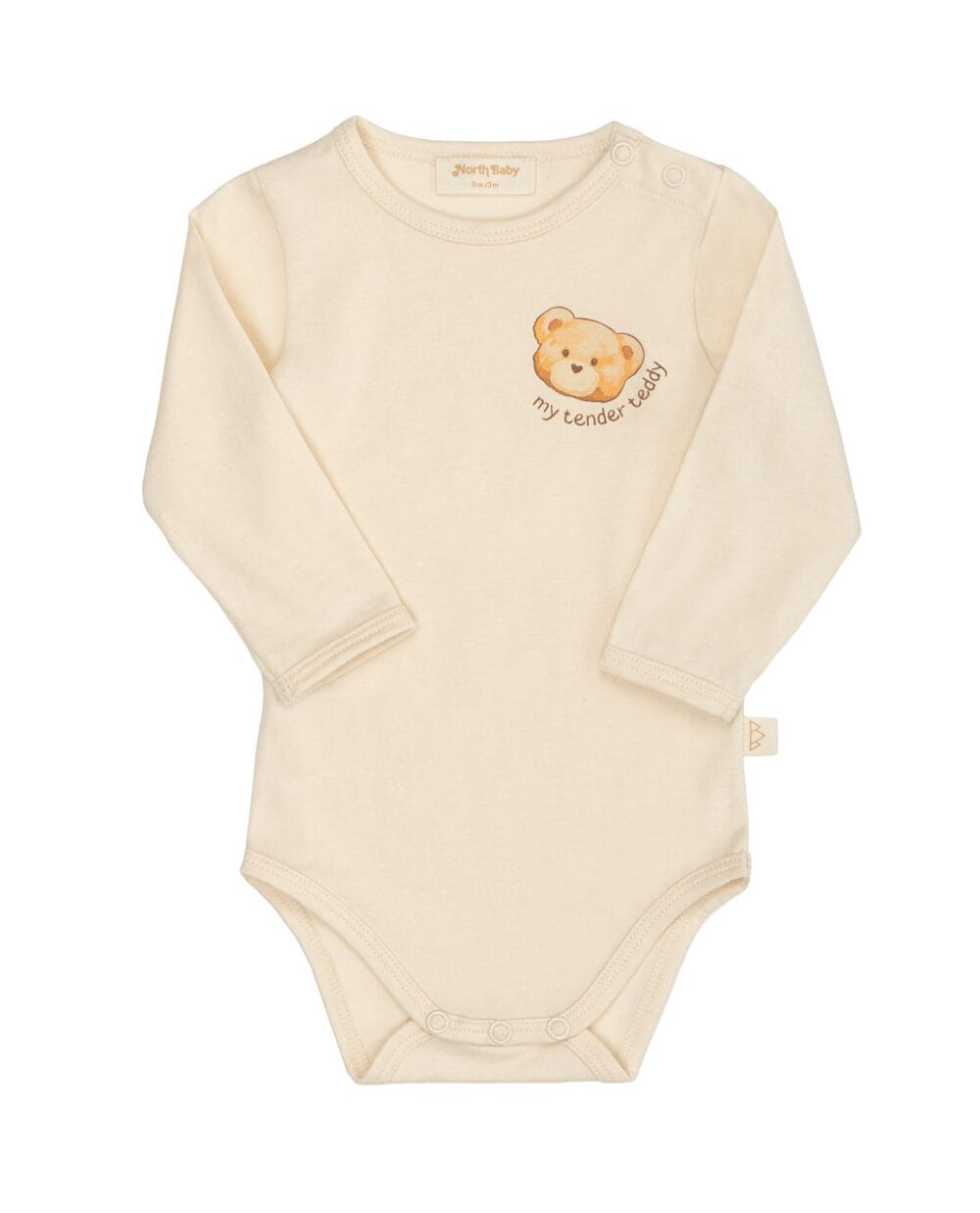 Body niemowlęce z bawełny organicznej | Miś