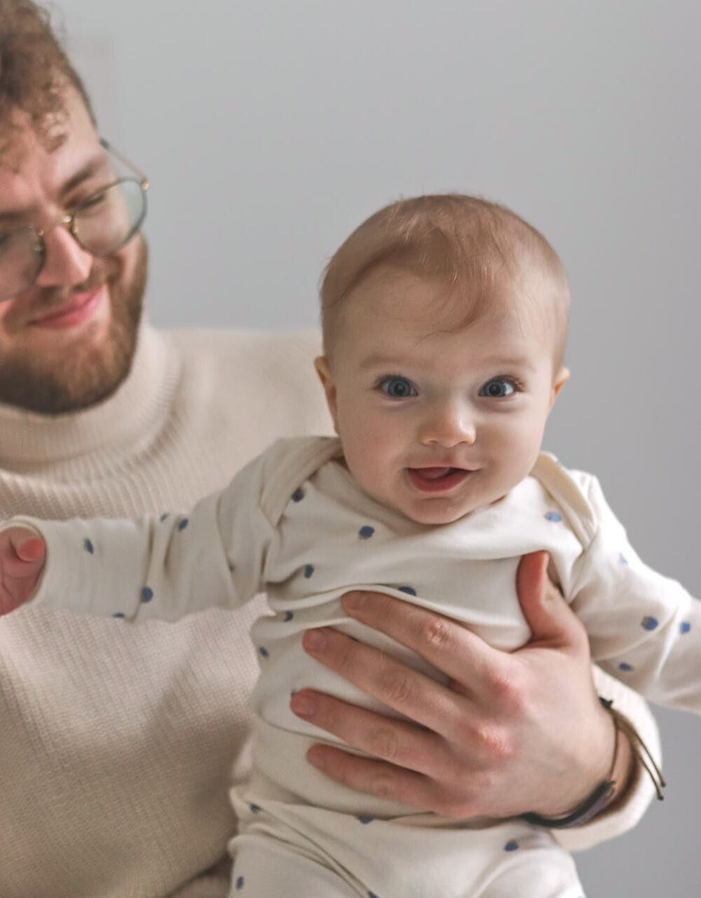 Body niemowlęce z bawełny organicznej | Blueberries