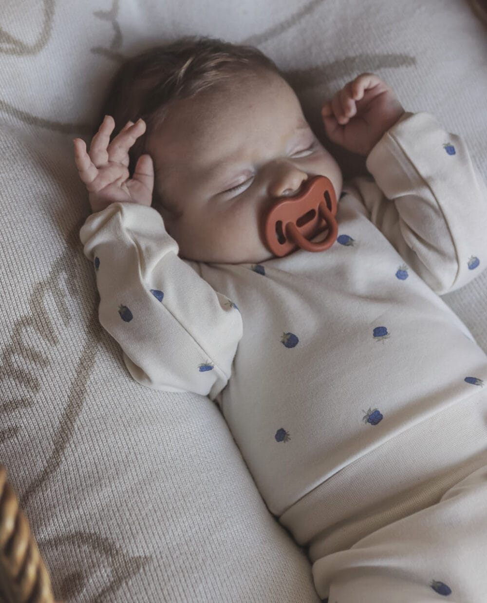 Body niemowlęce z bawełny organicznej | Blueberries