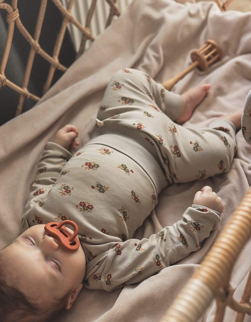 Body niemowlęce z bawełny organicznej | Flowers