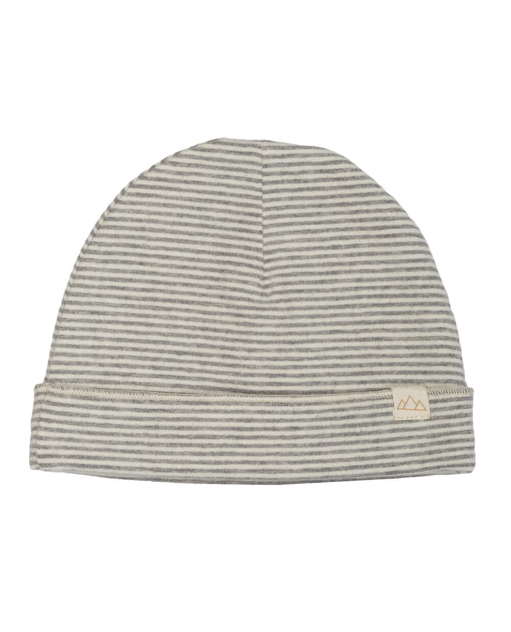 www.bynela.plsklepnorth-baby-czapeczka-niemowleca-z-bawelny-organicznej-szare-paski 02 Czapeczka niemowlęca z bawełny organicznej | Szare paski