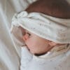 Organiczna opaska niemowlęca | Biel