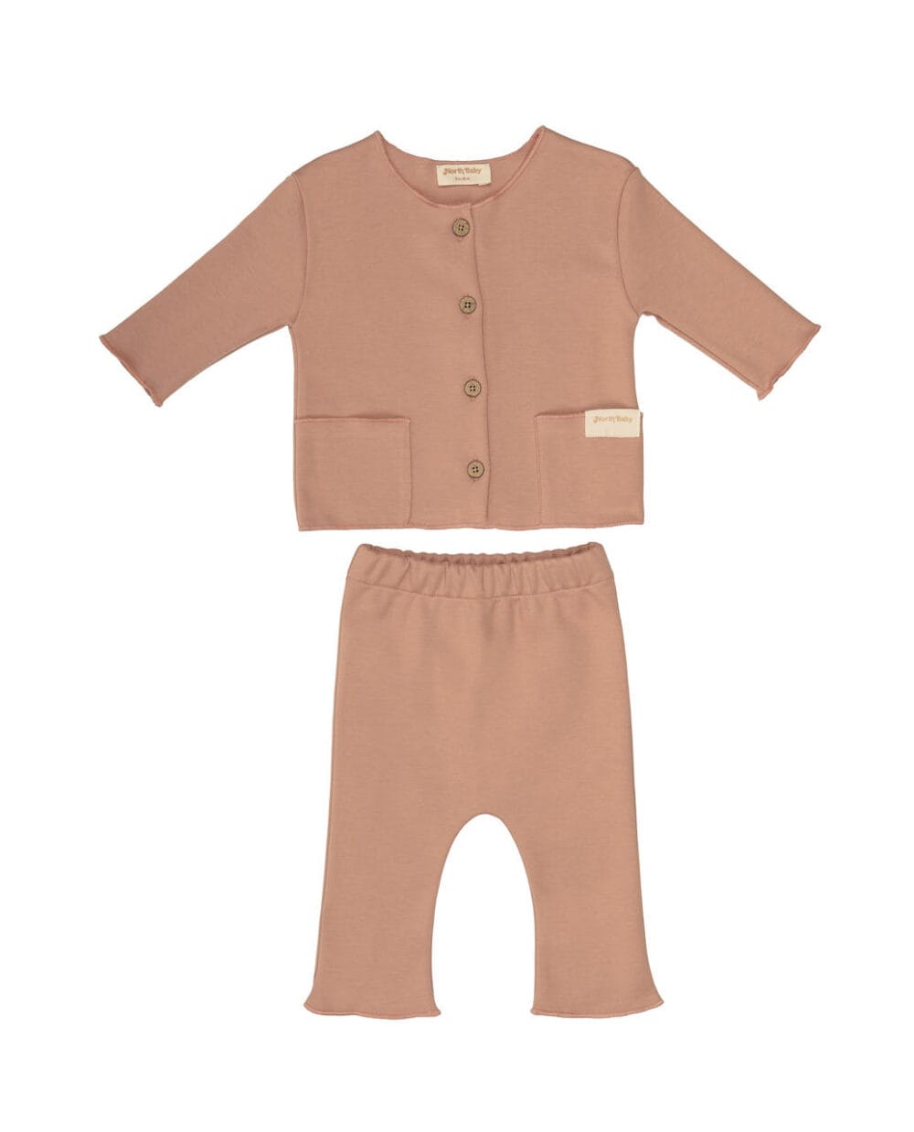 www.bynela.plsklepnorth-baby-organiczny-komplet-niemowlecy-papaya-koszula-spodenki 02 Organiczny komplet niemowlęcy Papaya – koszula & spodenki