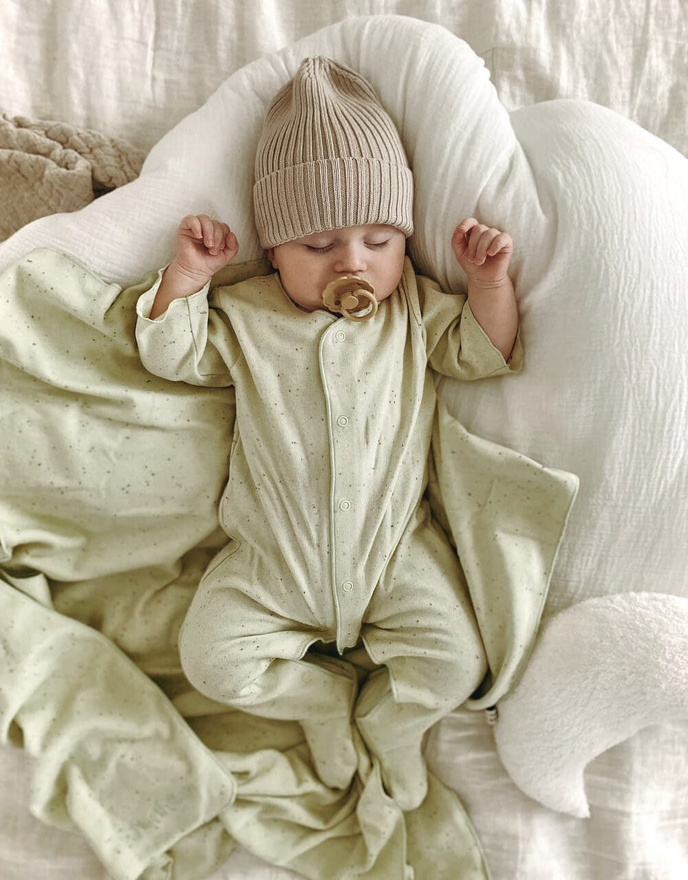 Organiczny rampers niemowlęcy Aloe