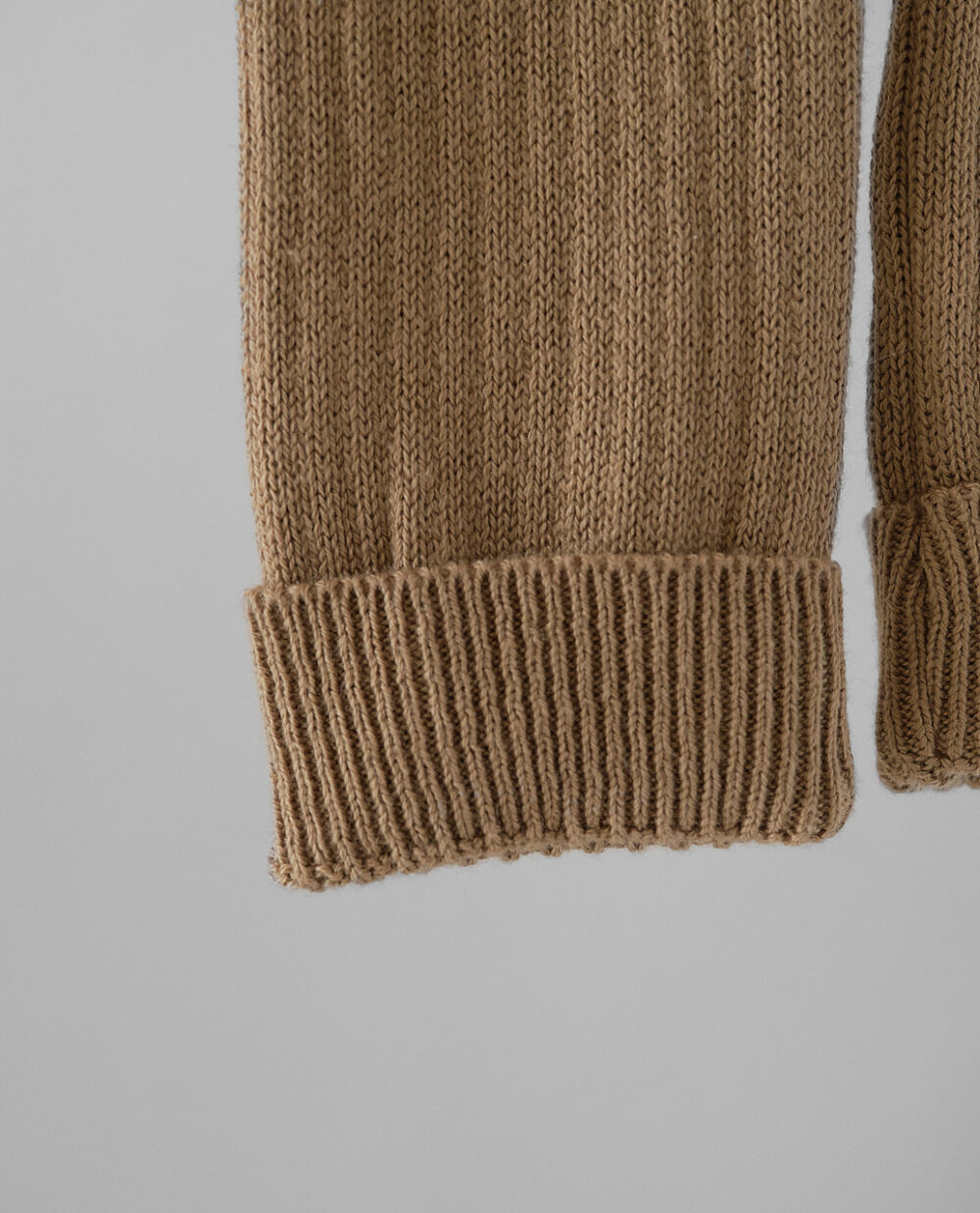 Spodnie niemowlęce z bawełny organicznej | Ciepły beżowo-brązowy