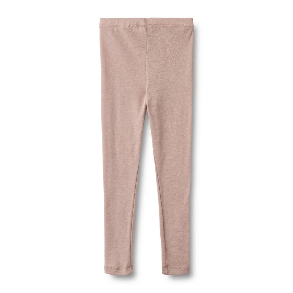 Legginsy dziecięce z wełny merino Wheat