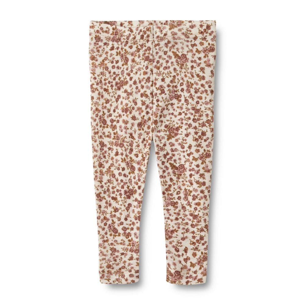 www.bynela.plsklepwheat-welniane-legginsy-niemowlece-merino-68-80-rose-flowers 01 Wełniane legginsy niemowlęce merino