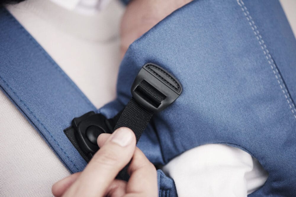 BABYBJORN MINI 3D Jersey – nosidełko, Jasny szary