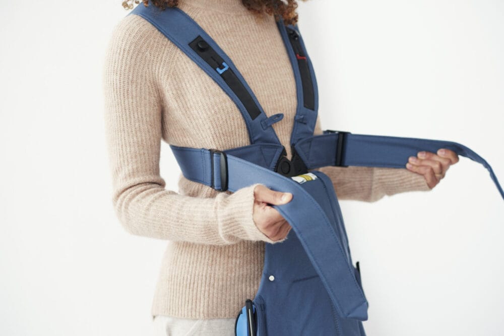 BABYBJORN MINI 3D Jersey – nosidełko, Jasny szary