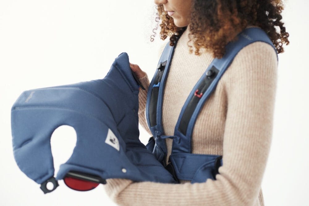 BABYBJORN MINI 3D Jersey – nosidełko, Jasny szary
