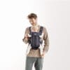 BABYBJORN MINI 3D Mesh – nosidełko, Antracytowy