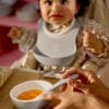 BABYBJORN - Zestaw do karmienia 3 szt. - Light Grey