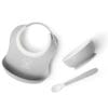 BABYBJORN - Zestaw do karmienia 3 szt. - Light Grey