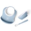 BABYBJORN - Zestaw do karmienia 3 szt. - Powder Blue