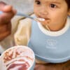 BABYBJORN - Zestaw do karmienia 3 szt. - Powder Blue