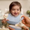 BABYBJORN - Zestaw do karmienia 3 szt. - Powder Blue