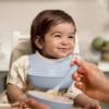 BABYBJORN - Zestaw do karmienia 3 szt. - Powder Blue