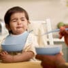 BABYBJORN - Zestaw do karmienia 3 szt. - Powder Blue