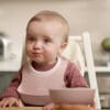 BABYBJORN - Zestaw do karmienia 3 szt. - Powder Pink