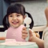 BABYBJORN - Zestaw obiadowy - Powder Pink