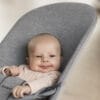 BABYBJORN - leżaczek BLISS 3D Jersey - Jasny Szary