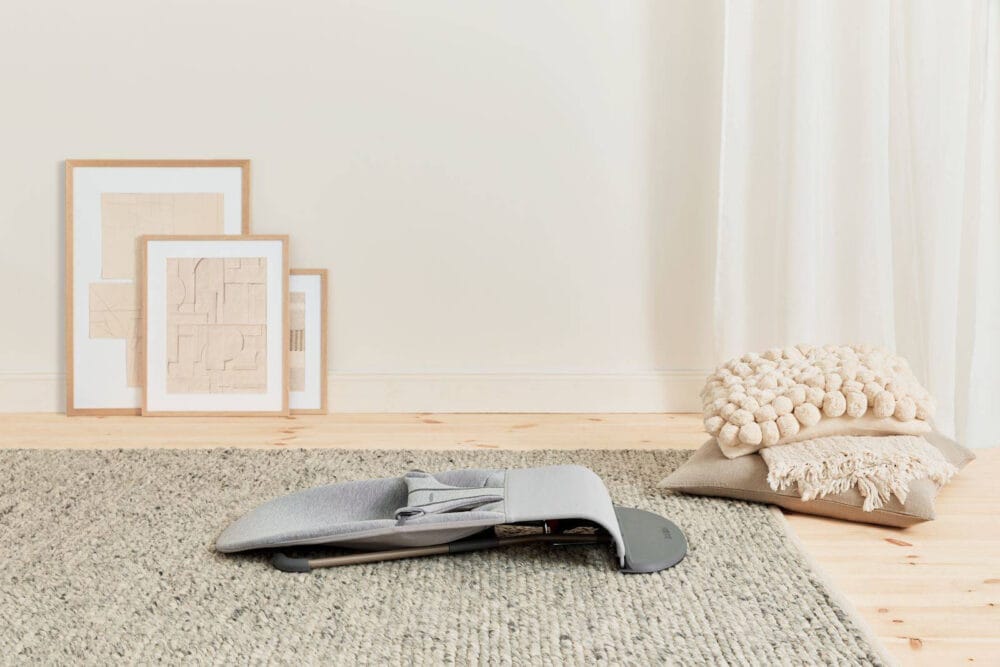 BABYBJORN - leżaczek BLISS 3D Jersey - Jasny Szary