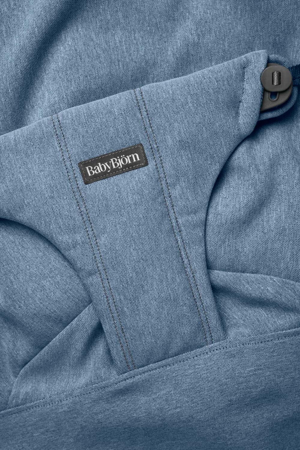 bynela-pl-BABYBJORN-lezaczek-BLISS-WOVEN-Niebieski-melanz-2 BABYBJORN - leżaczek BLISS WOVEN - Niebieski melanż