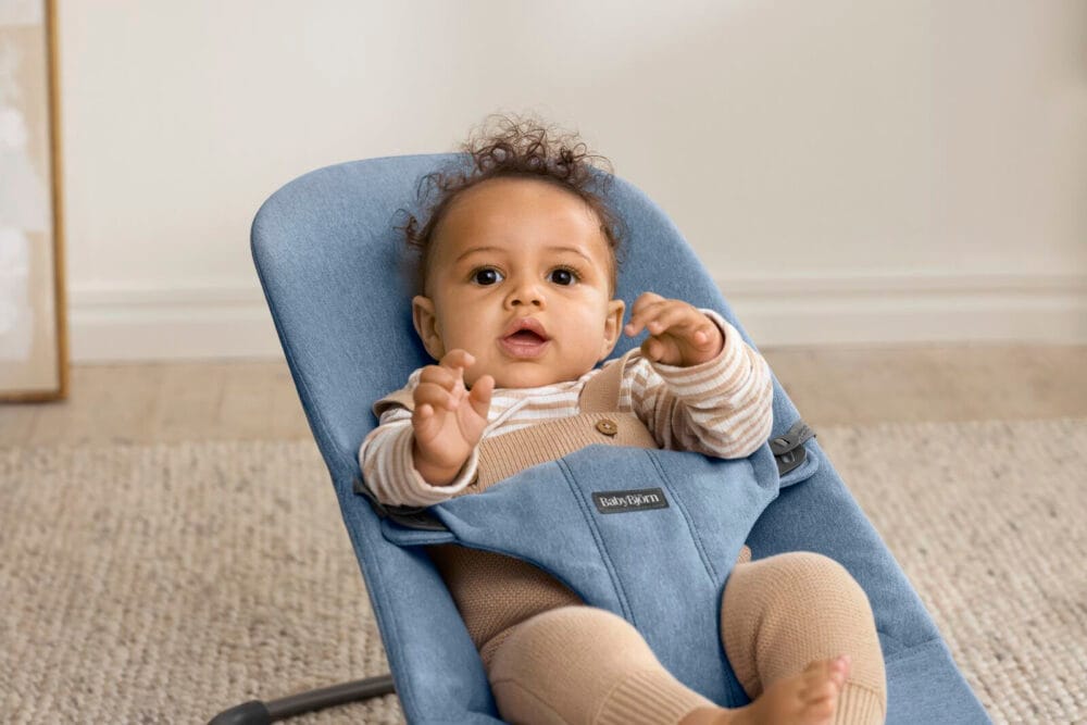 bynela-pl-BABYBJORN-lezaczek-BLISS-WOVEN-Niebieski-melanz-6 BABYBJORN - leżaczek BLISS WOVEN - Niebieski melanż
