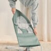 BABYBJORN - poszycie do leżaczka Balance Soft, Woven/Jersey, Jasnoszałwiowy/Szary