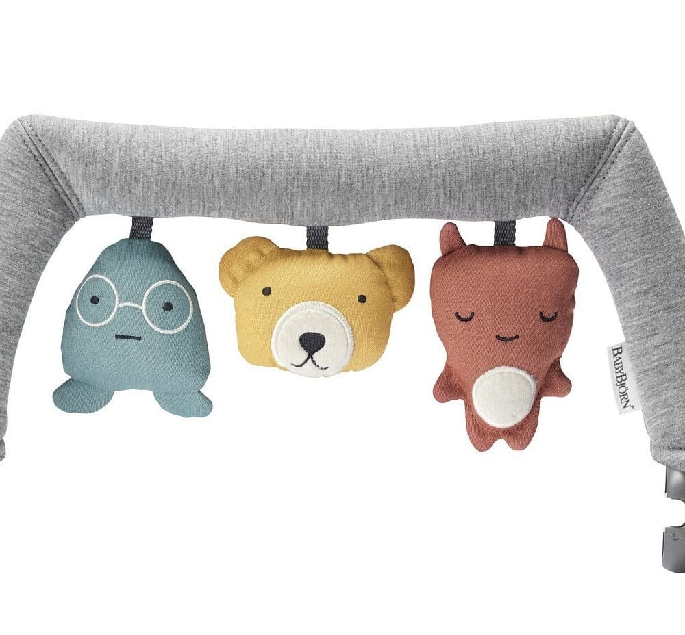 BABYBJORN - zabawka do leżaczka - Soft Friends - jasnoszara BABYBJORN - zabawka do leżaczka - Soft Friends - jasnoszara