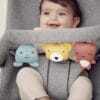 BABYBJORN - zabawka do leżaczka - Soft Friends - jasnoszara