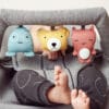 BABYBJORN - zabawka do leżaczka - Soft Friends - jasnoszara