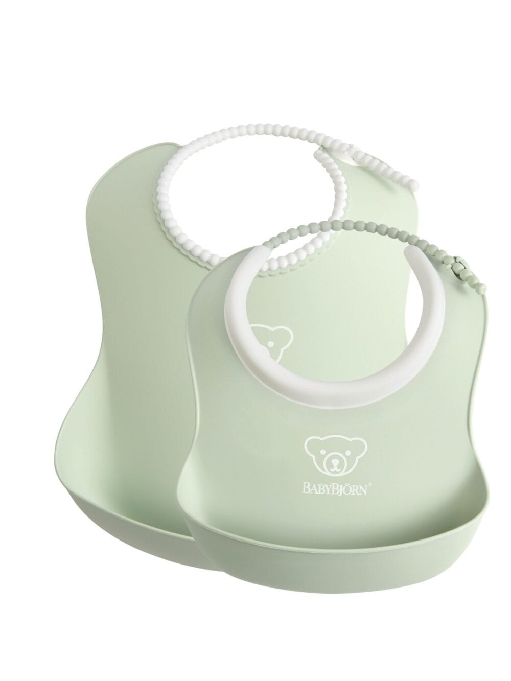 BABYBJORN - zestaw śliniaków mały/duży - Powder Green BABYBJORN - zestaw śliniaków mały/duży - Powder Green