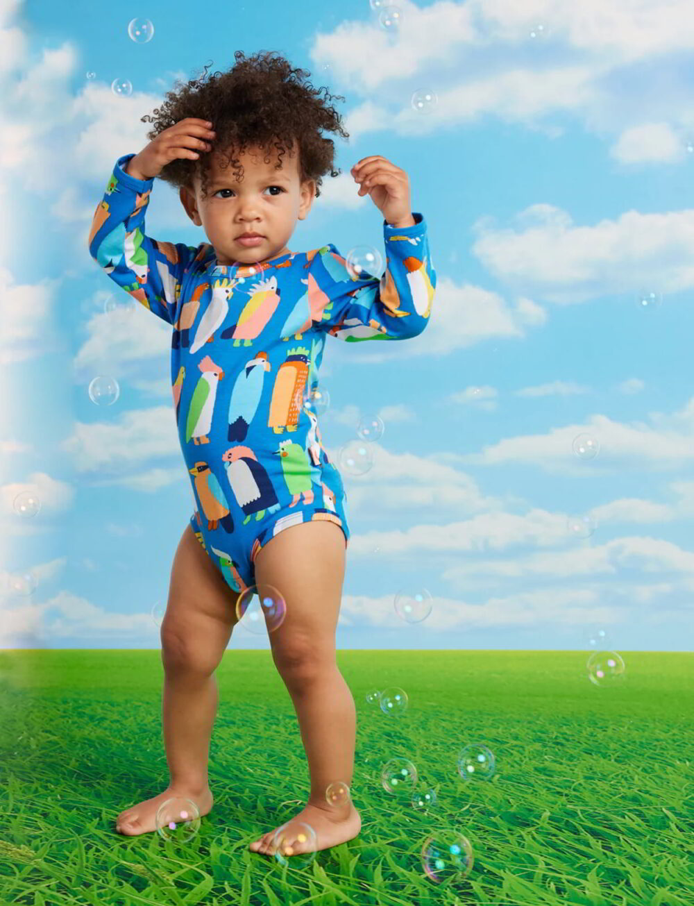 Body niemowlęce z długim rękawem – bawełna organiczna GOTS