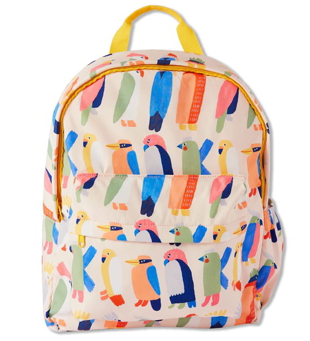bynela-halcyon-large-backpack-flamin-galah-01 plecak dziecięcy Australian Birds Halcyon Nights