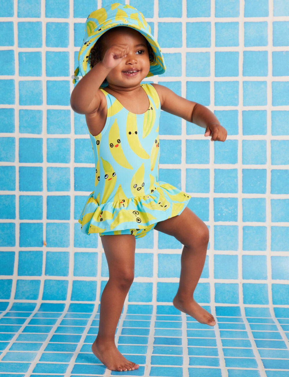 Strój kąpielowy dziewczęcy UPF 50+